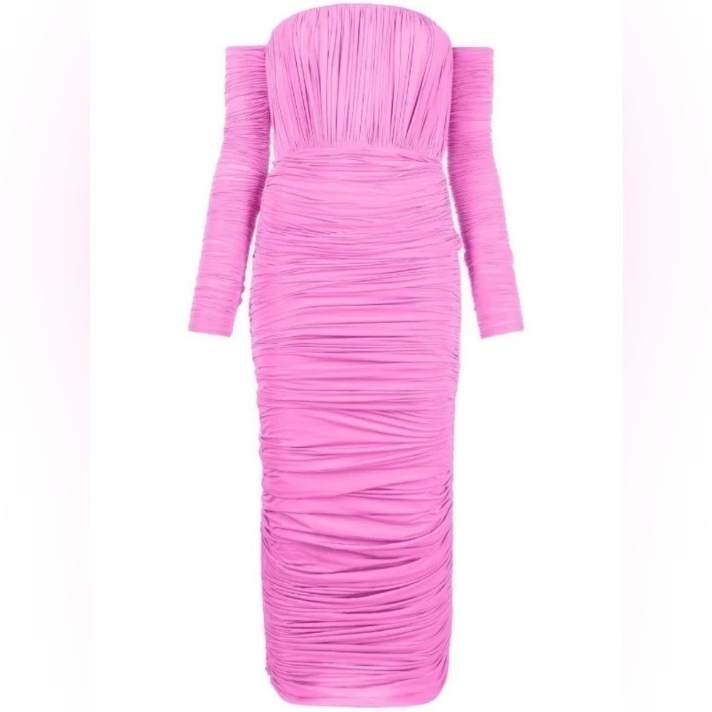 Alex Perry Sterling MIDI Dress Pink AUS10
